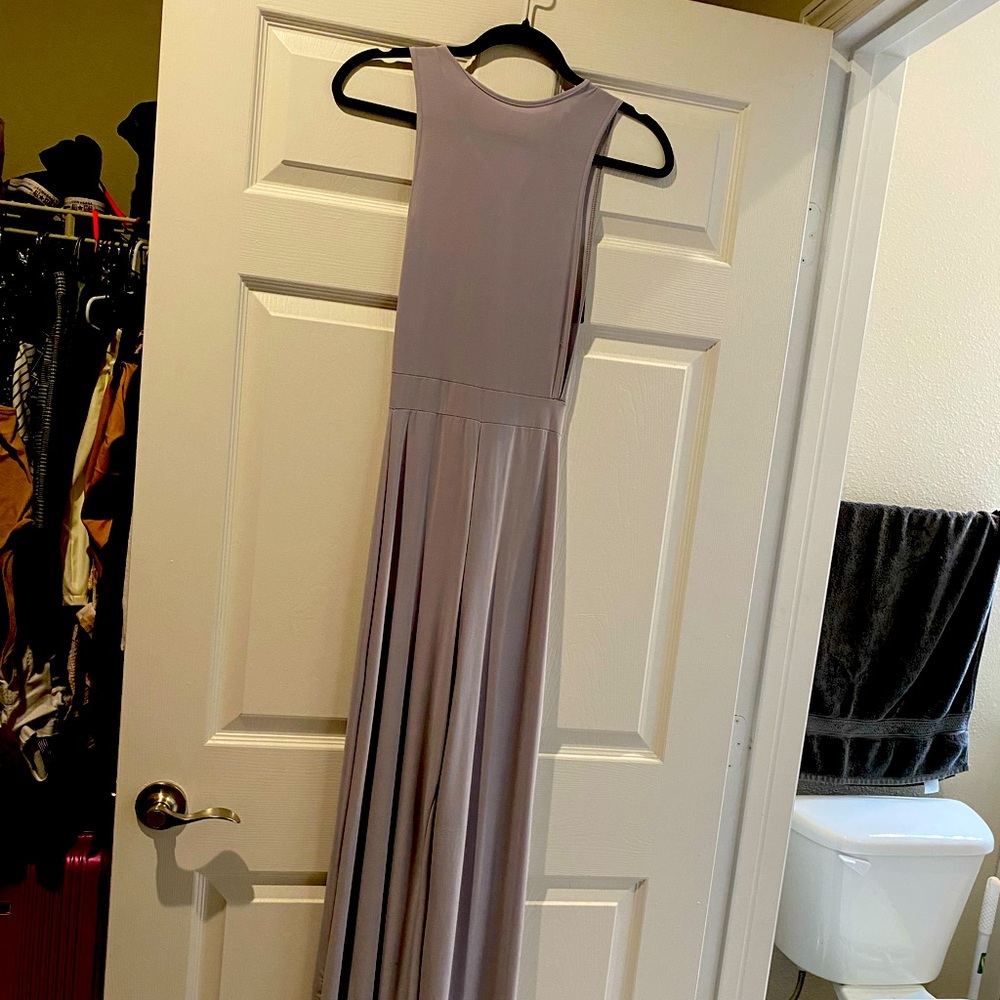 Unworn purple/gray jumpsuit